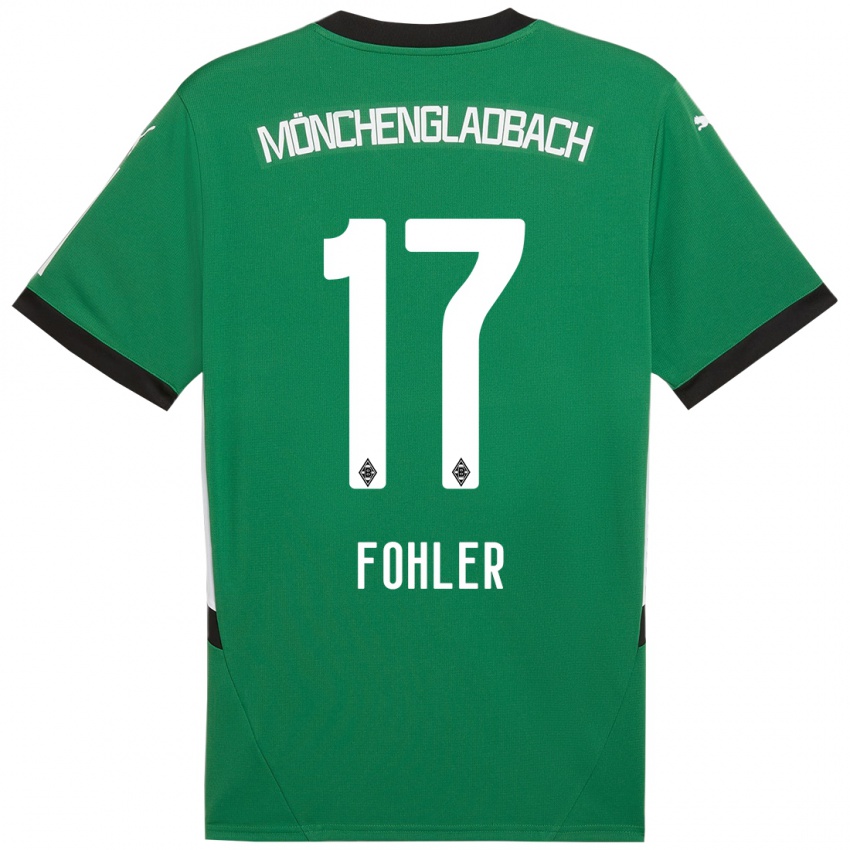 Herren Selma Fohler #17 Grün Weiß Auswärtstrikot Trikot 2024/25 T-Shirt Schweiz