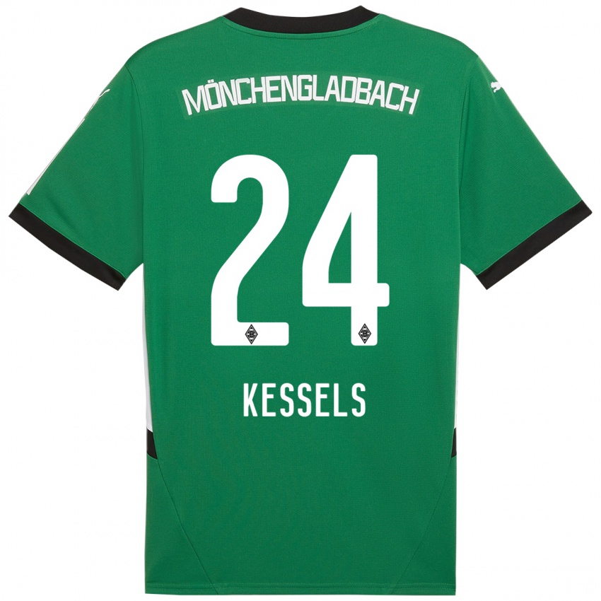 Herren Imke Kessels #24 Grün Weiß Auswärtstrikot Trikot 2024/25 T-Shirt Schweiz