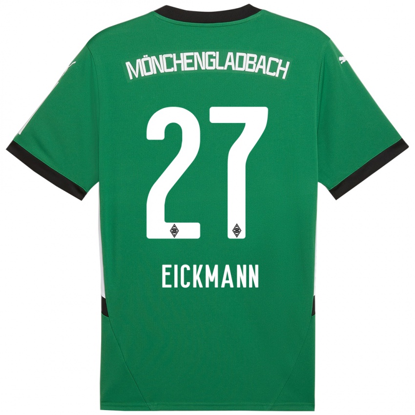 Herren Mia Eickmann #27 Grün Weiß Auswärtstrikot Trikot 2024/25 T-Shirt Schweiz