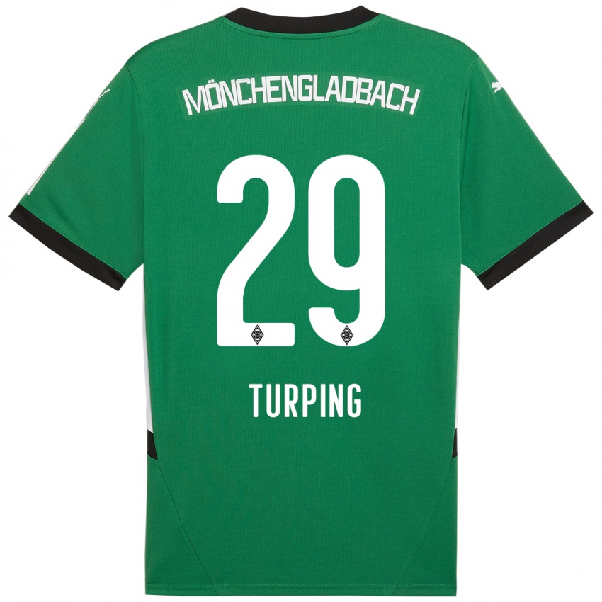 Herren Selim Turping #29 Grün Weiß Auswärtstrikot Trikot 2024/25 T-Shirt Schweiz