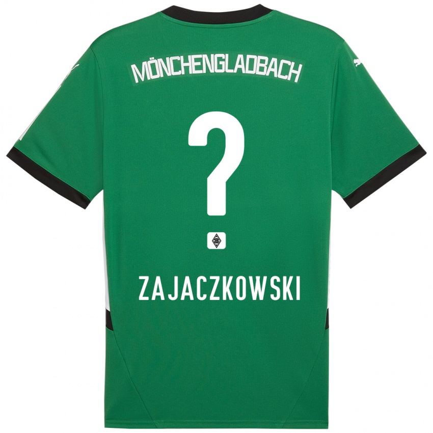 Herren Vincent Zajaczkowski #0 Grün Weiß Auswärtstrikot Trikot 2024/25 T-Shirt Schweiz