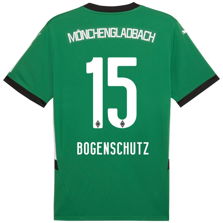 Herren Kerstin Bogenschutz #15 Grün Weiß Auswärtstrikot Trikot 2024/25 T-Shirt Schweiz