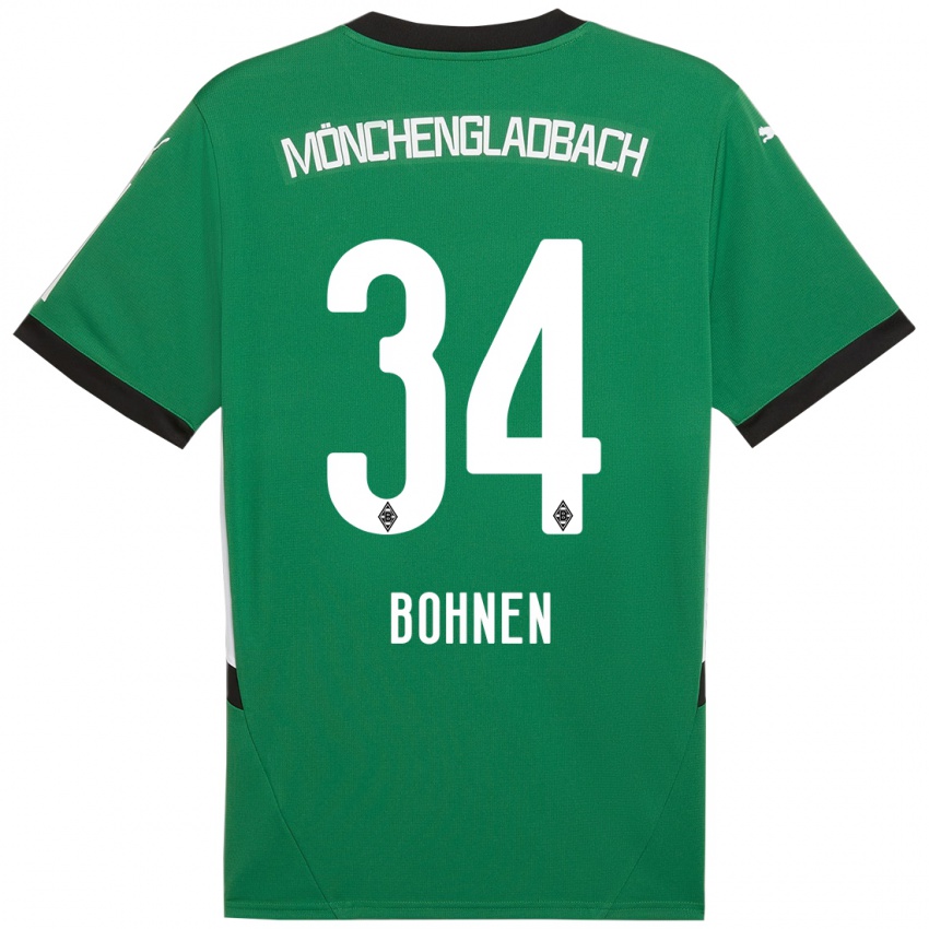 Herren Bohnen #34 Grün Weiß Auswärtstrikot Trikot 2024/25 T-Shirt Schweiz