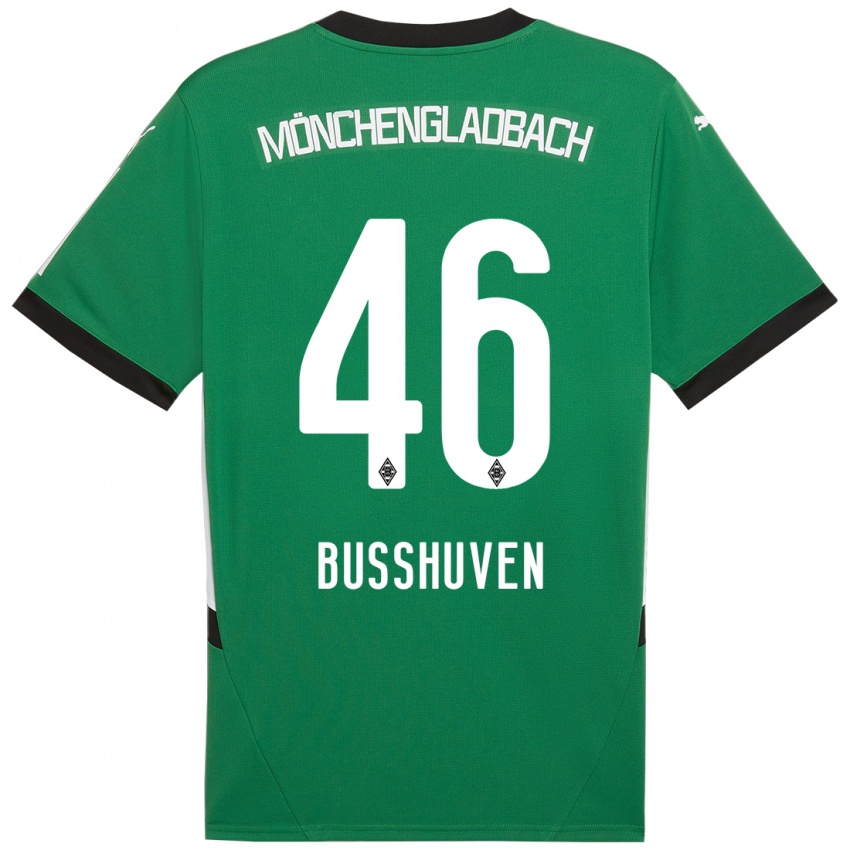 Herren Alina Busshuven #46 Grün Weiß Auswärtstrikot Trikot 2024/25 T-Shirt Schweiz