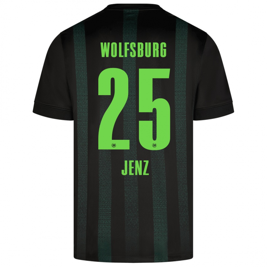 Herren Moritz Jenz #25 Dunkelgrün Auswärtstrikot Trikot 2024/25 T-Shirt Schweiz