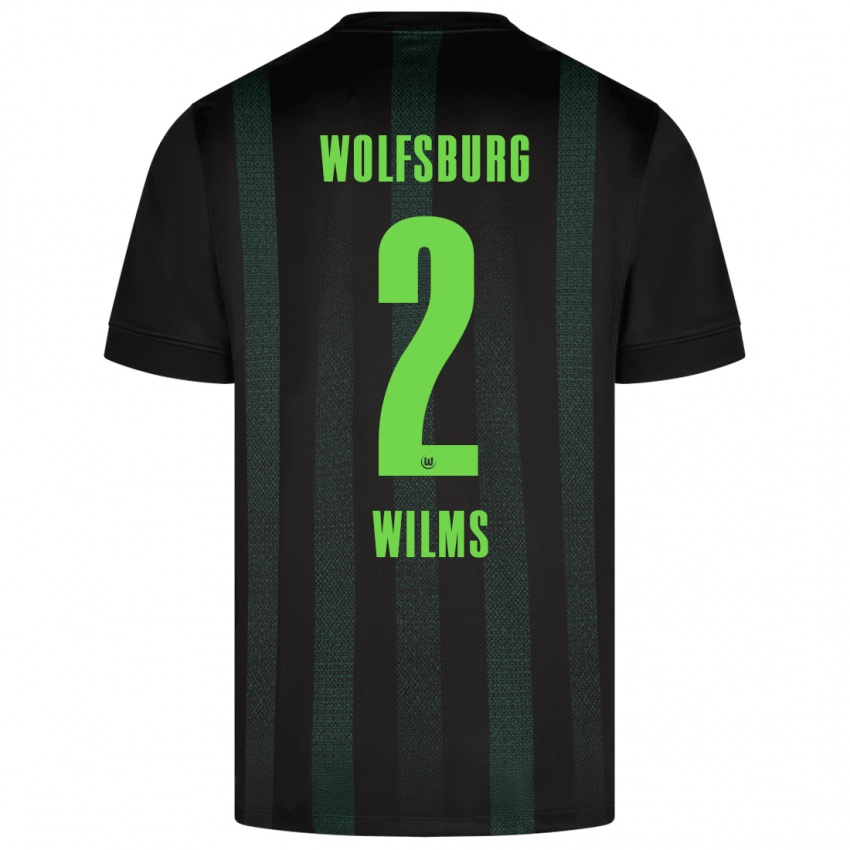 Herren Lynn Wilms #2 Dunkelgrün Auswärtstrikot Trikot 2024/25 T-Shirt Schweiz