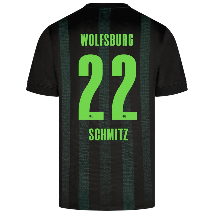 Herren Lisa Schmitz #22 Dunkelgrün Auswärtstrikot Trikot 2024/25 T-Shirt Schweiz