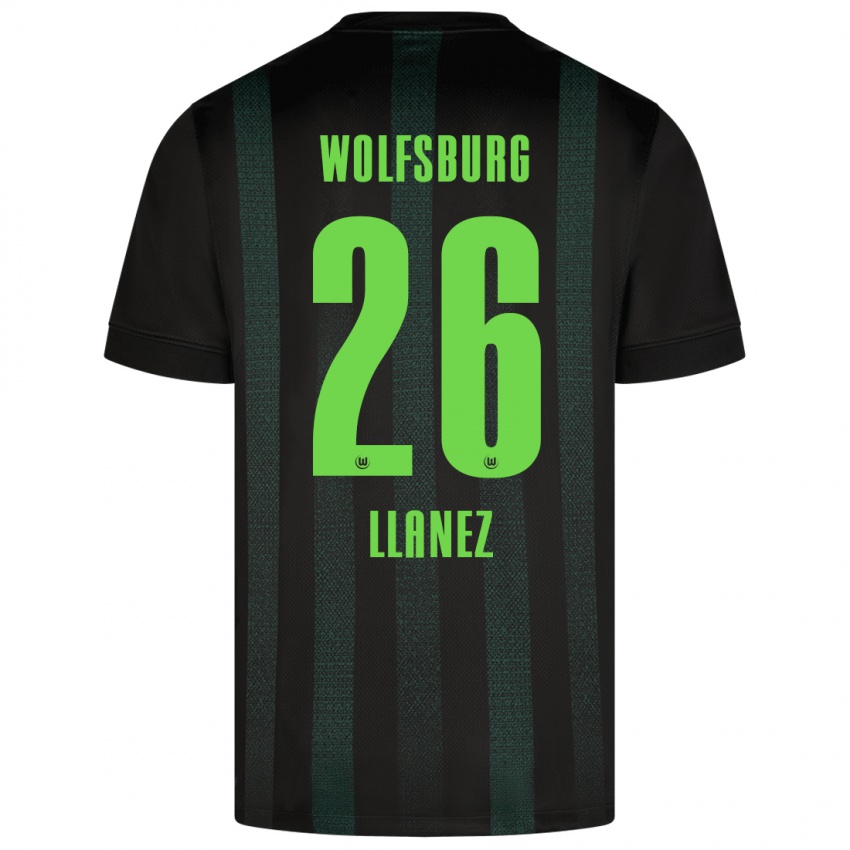 Herren Ulysses Llanez #26 Dunkelgrün Auswärtstrikot Trikot 2024/25 T-Shirt Schweiz