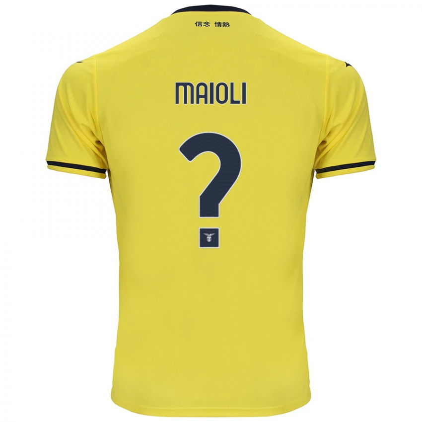 Herren Francesco Maioli #0 Gelb Auswärtstrikot Trikot 2024/25 T-Shirt Schweiz