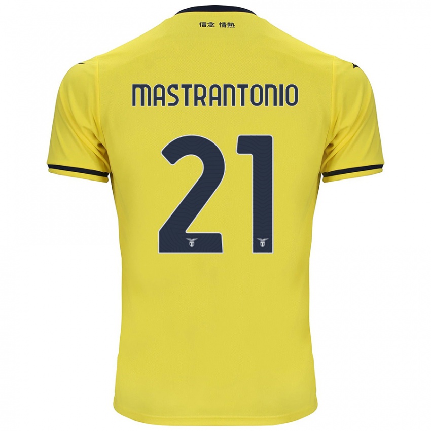 Herren Ella Mastrantonio #21 Gelb Auswärtstrikot Trikot 2024/25 T-Shirt Schweiz