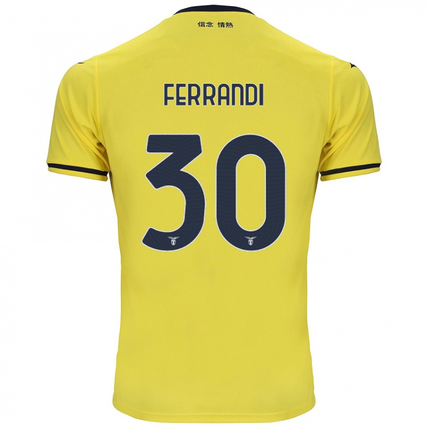 Herren Giulia Ferrandi #30 Gelb Auswärtstrikot Trikot 2024/25 T-Shirt Schweiz