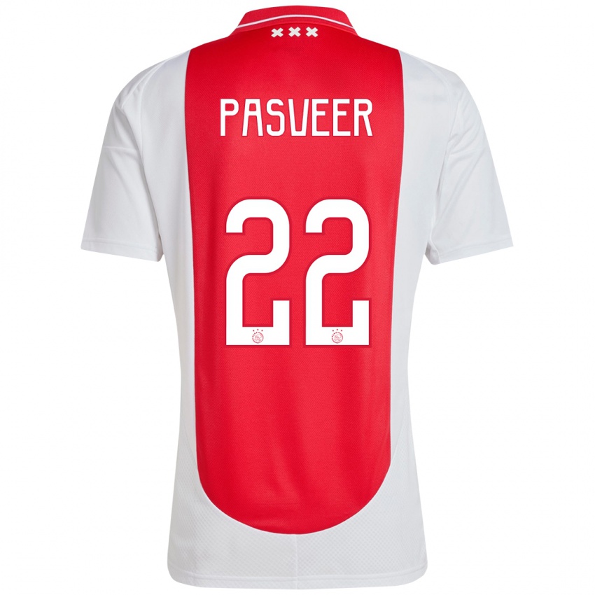 Damen Remko Pasveer #22 Rot Weiß Heimtrikot Trikot 2024/25 T-Shirt Schweiz