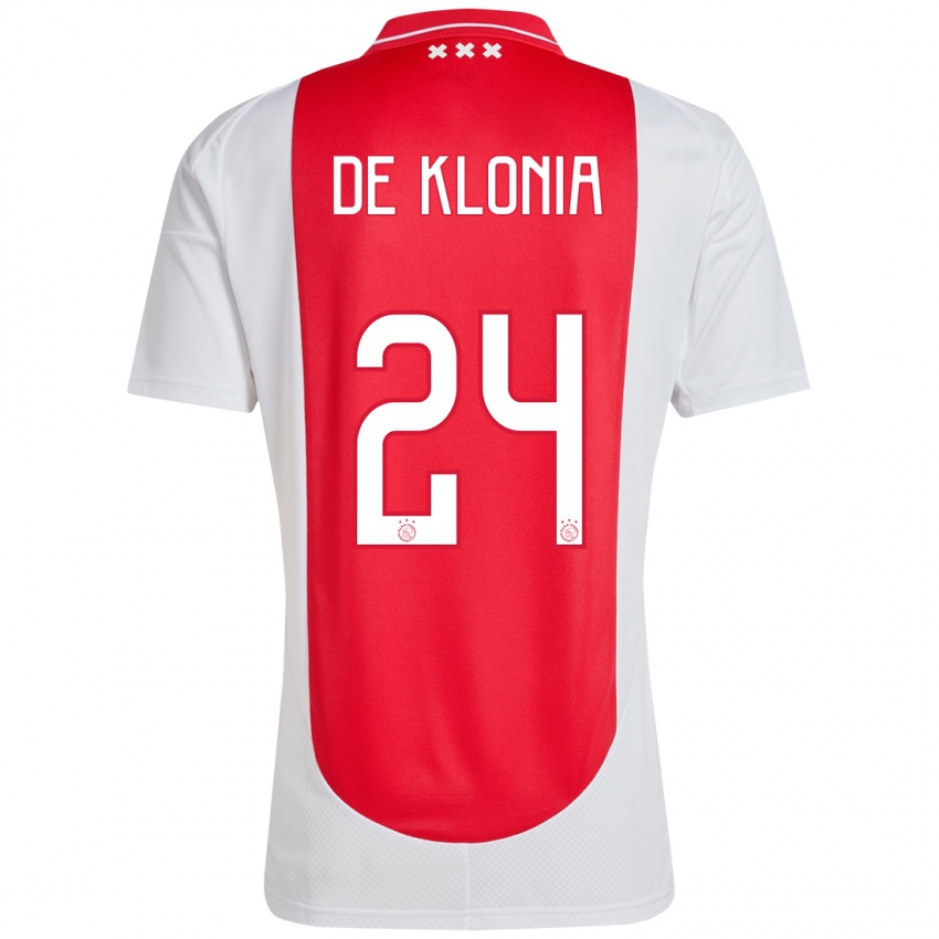 Femme Maillot Daliyah De Klonia #24 Rouge Blanc Tenues Domicile 2024/25 T-Shirt Suisse