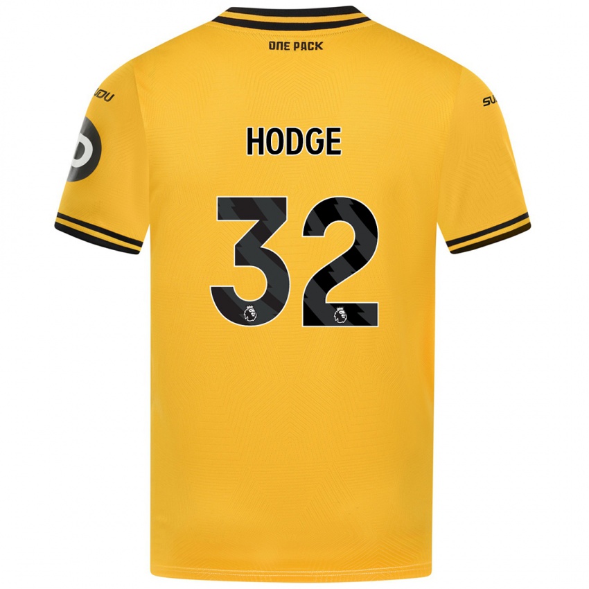 Damen Joe Hodge #32 Gelb Heimtrikot Trikot 2024/25 T-Shirt Schweiz