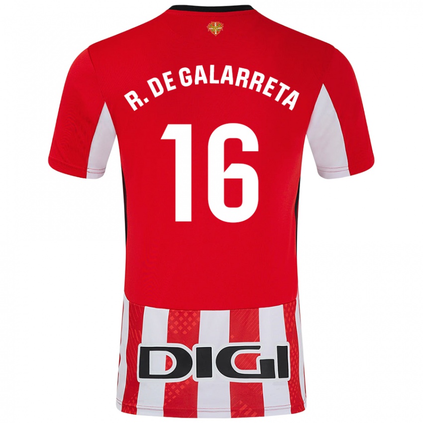 Damen Iñigo Ruiz De Galarreta #16 Rot Weiß Heimtrikot Trikot 2024/25 T-Shirt Schweiz