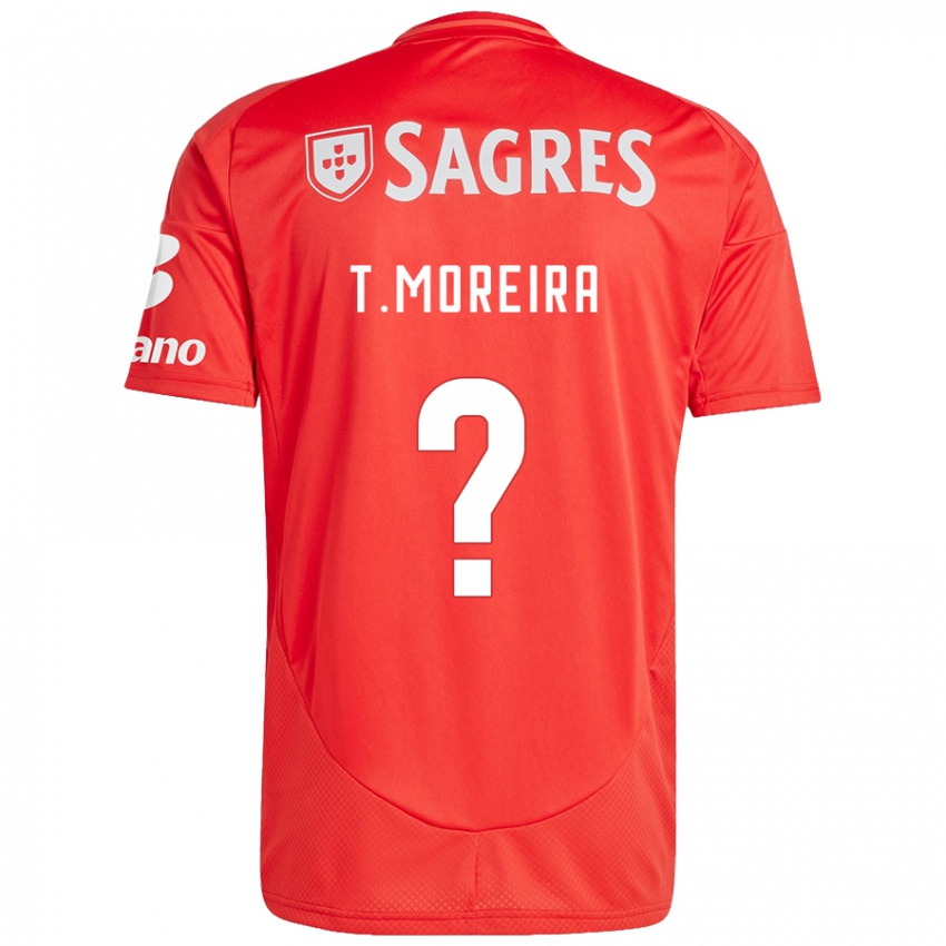 Damen Tomás Moreira #0 Rot Weiß Heimtrikot Trikot 2024/25 T-Shirt Schweiz