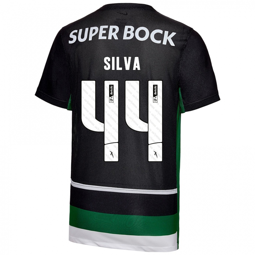 Damen Pedro Silva #44 Schwarz Weiß Grün Heimtrikot Trikot 2024/25 T-Shirt Schweiz