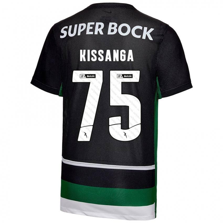 Damen Manuel Kissanga #75 Schwarz Weiß Grün Heimtrikot Trikot 2024/25 T-Shirt Schweiz