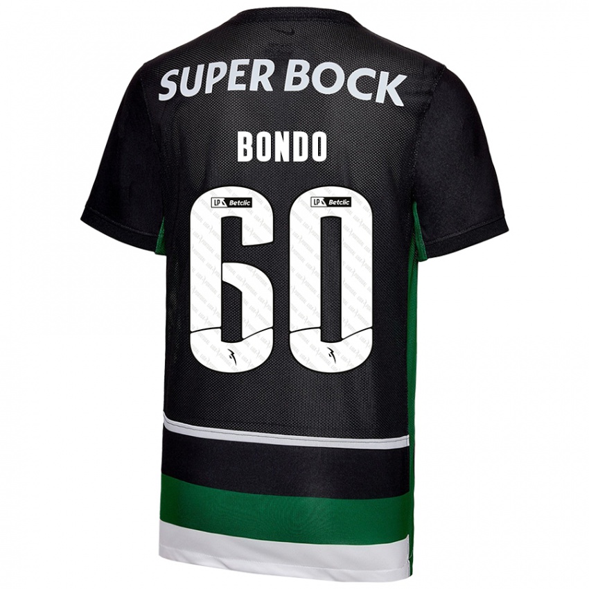 Femme Maillot Pedro Bondo #60 Noir Blanc Vert Tenues Domicile 2024/25 T-Shirt Suisse