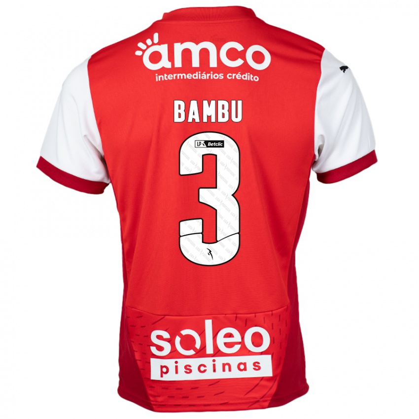 Damen Robson Bambu #3 Rot Weiß Heimtrikot Trikot 2024/25 T-Shirt Schweiz