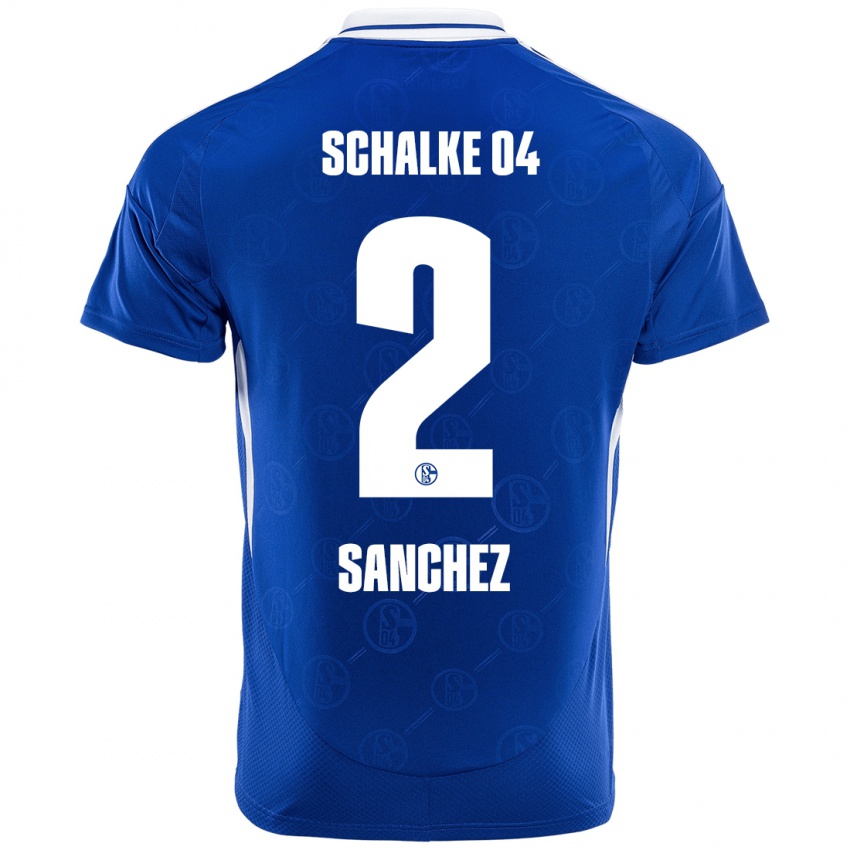 Damen Felipe Sánchez #2 Königsblau Heimtrikot Trikot 2024/25 T-Shirt Schweiz