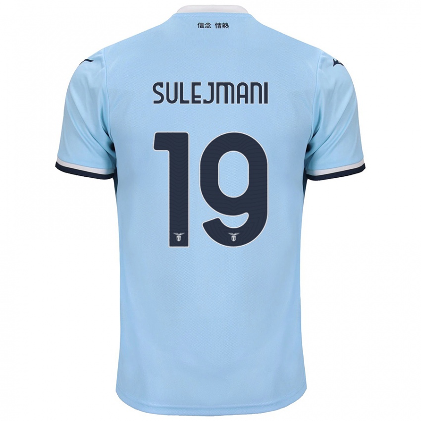 Damen Flavio Sulejmani #19 Blau Heimtrikot Trikot 2024/25 T-Shirt Schweiz