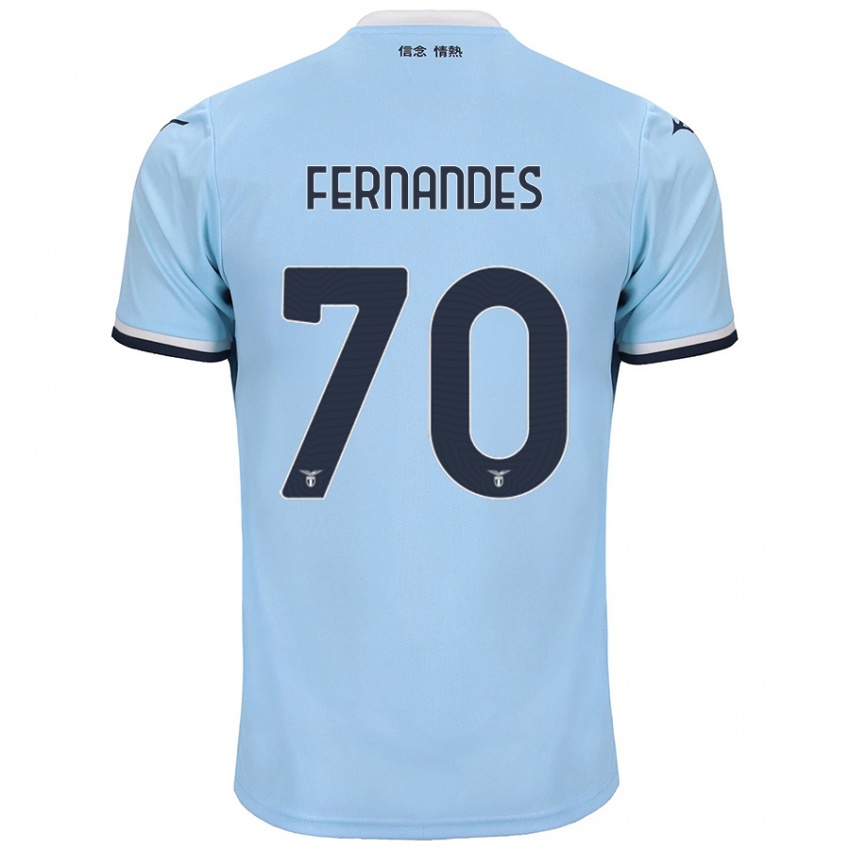 Femme Maillot Saná Fernandes #70 Bleu Tenues Domicile 2024/25 T-Shirt Suisse