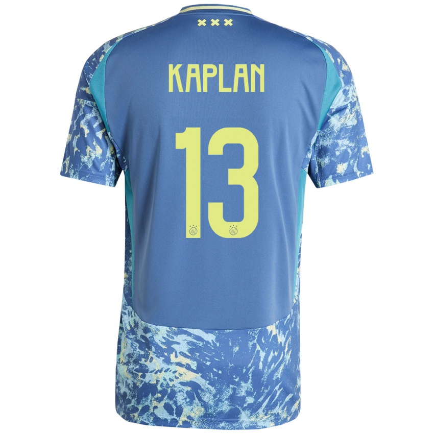 Femme Maillot Ahmetcan Kaplan #13 Gris Bleu Jaune Tenues Extérieur 2024/25 T-Shirt Suisse