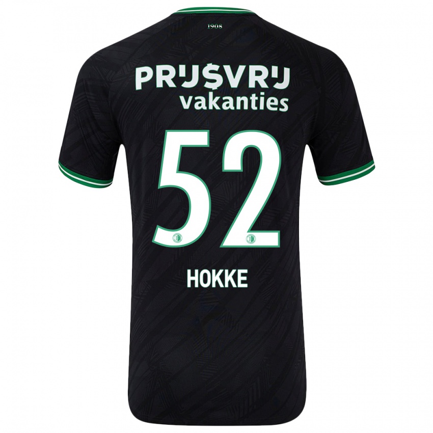 Damen Milan Hokke #52 Schwarz Grün Auswärtstrikot Trikot 2024/25 T-Shirt Schweiz