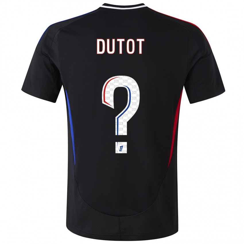 Damen Timothée Dutot #0 Schwarz Auswärtstrikot Trikot 2024/25 T-Shirt Schweiz