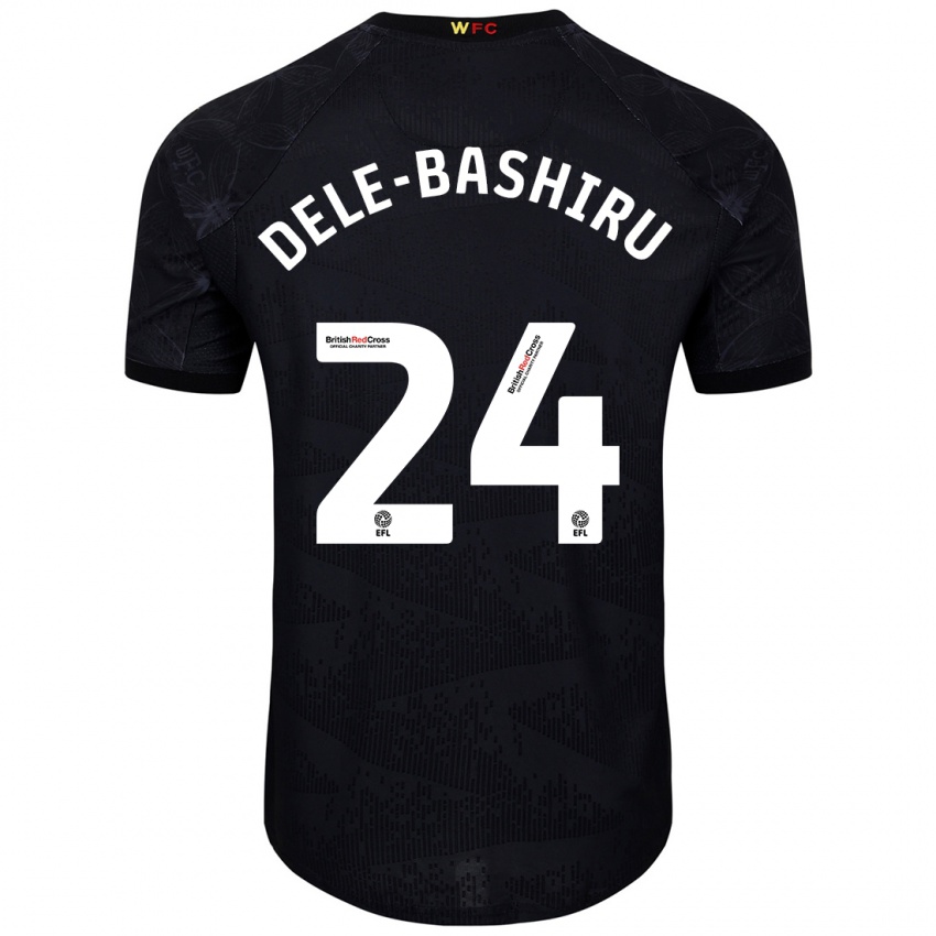 Damen Tom Dele-Bashiru #24 Schwarz Weiß Auswärtstrikot Trikot 2024/25 T-Shirt Schweiz