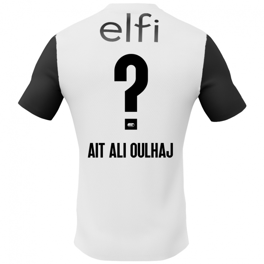 Damen Adam Ait Ali Oulhaj #0 Weiß Schwarz Auswärtstrikot Trikot 2024/25 T-Shirt Schweiz