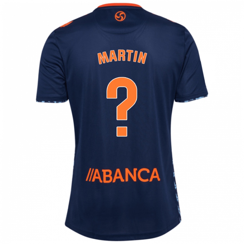 Femme Maillot Pablo Martín #0 Bleu Marine Tenues Extérieur 2024/25 T-Shirt Suisse