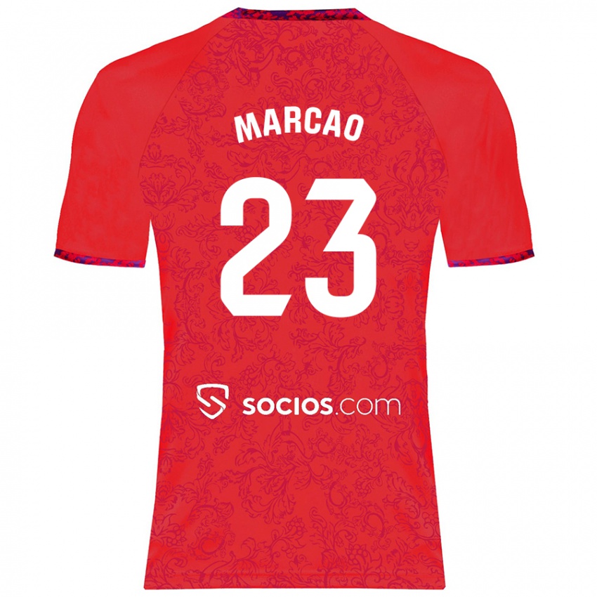 Damen Marcão #23 Rot Auswärtstrikot Trikot 2024/25 T-Shirt Schweiz