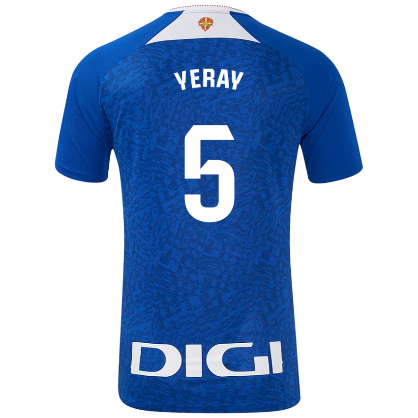 Damen Yeray Alvarez #5 Königsblau Auswärtstrikot Trikot 2024/25 T-Shirt Schweiz