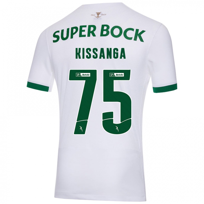 Damen Manuel Kissanga #75 Weiß Grün Auswärtstrikot Trikot 2024/25 T-Shirt Schweiz