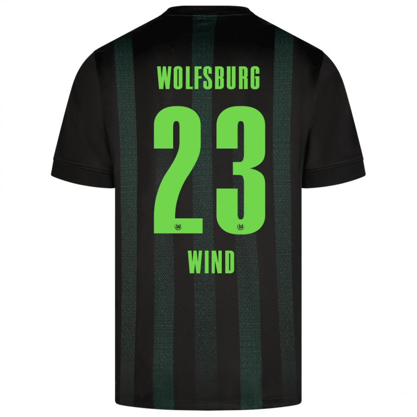 Damen Jonas Wind #23 Dunkelgrün Auswärtstrikot Trikot 2024/25 T-Shirt Schweiz