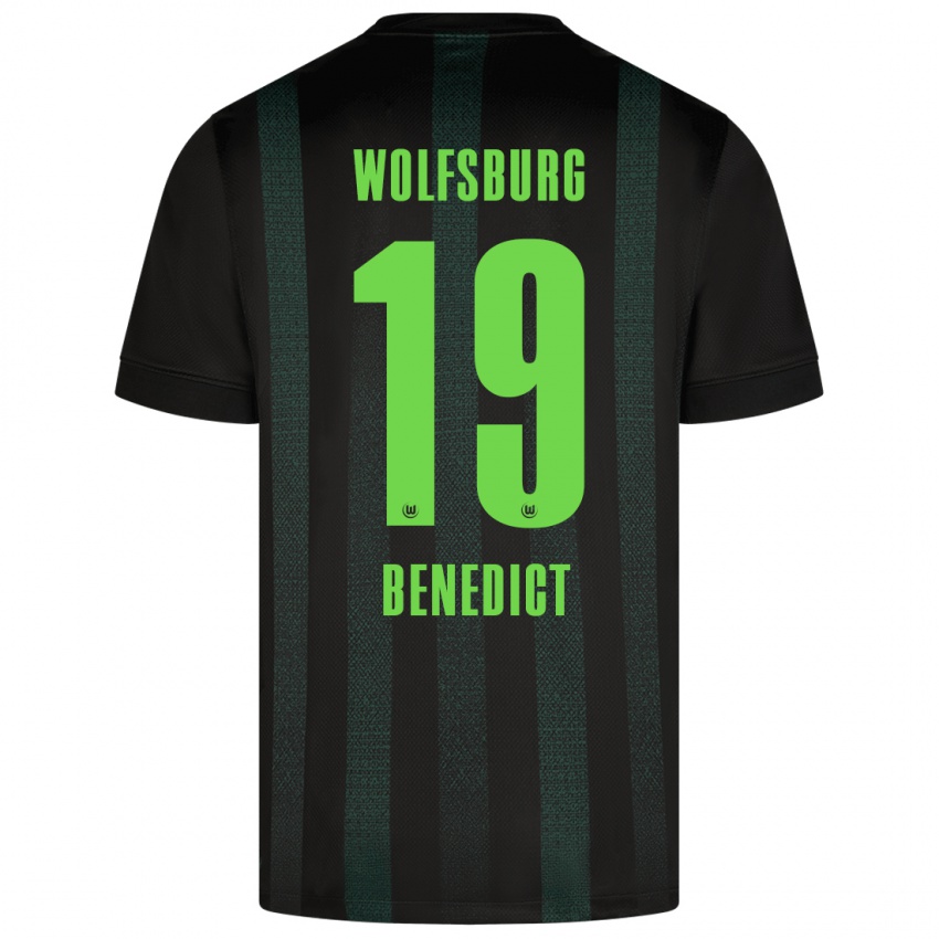 Damen Trevor Benedict #19 Dunkelgrün Auswärtstrikot Trikot 2024/25 T-Shirt Schweiz