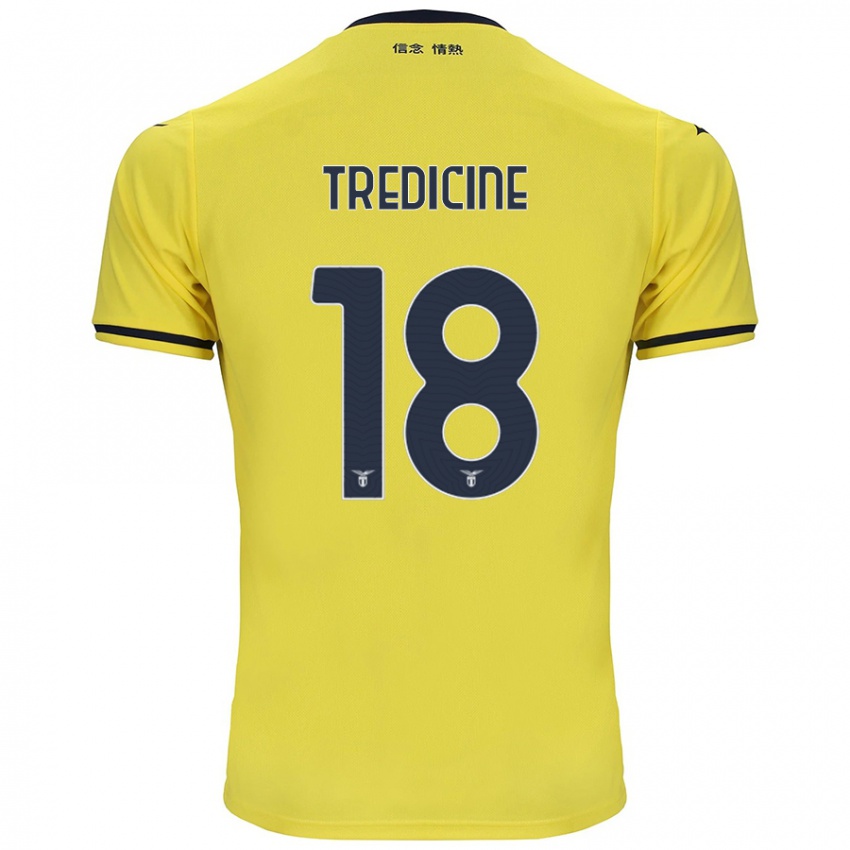 Damen Manuel Tredicine #18 Gelb Auswärtstrikot Trikot 2024/25 T-Shirt Schweiz