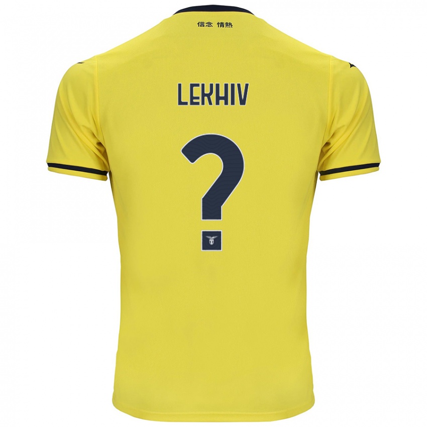 Femme Maillot Maksym Lekhiv #0 Jaune Tenues Extérieur 2024/25 T-Shirt Suisse