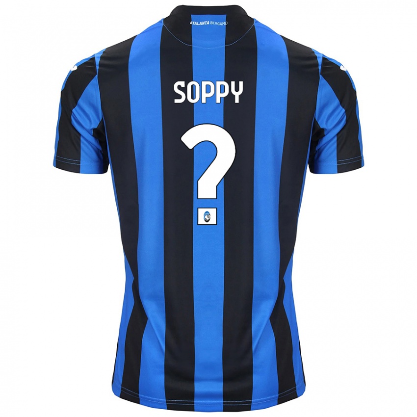 Kinder Brandon Soppy #0 Blau Schwarz Heimtrikot Trikot 2024/25 T-Shirt Schweiz