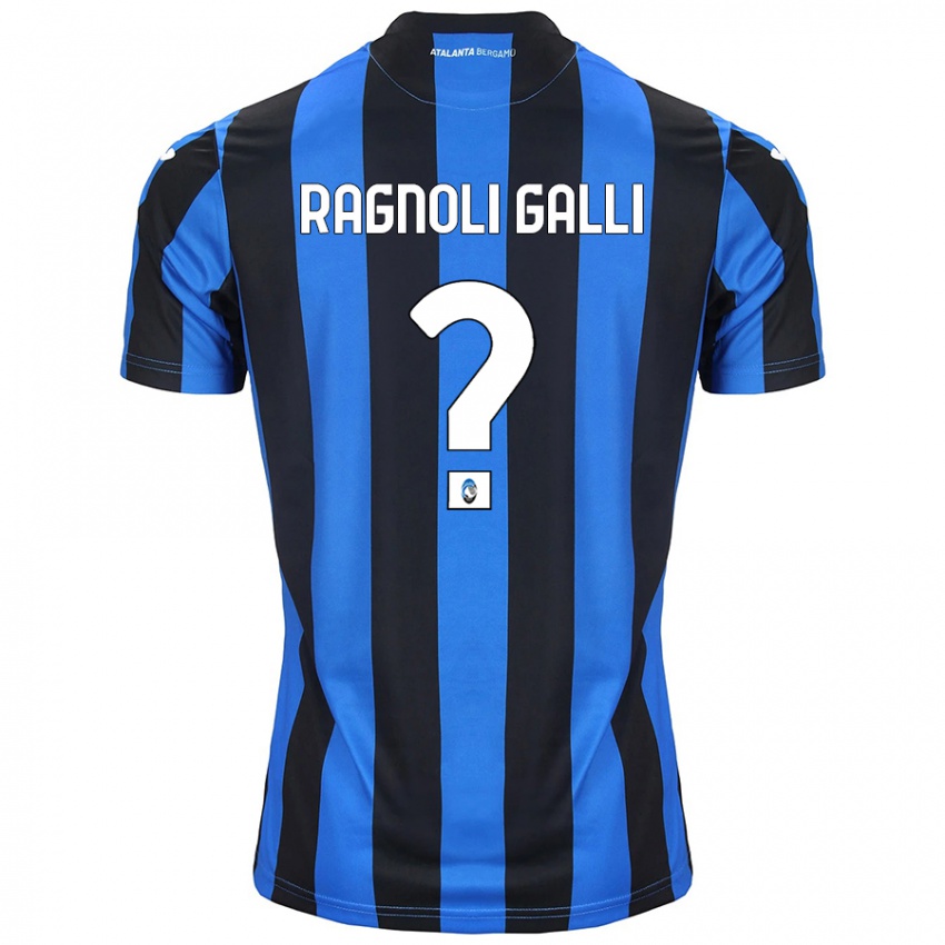 Kinder Federico Ragnoli Galli #0 Blau Schwarz Heimtrikot Trikot 2024/25 T-Shirt Schweiz