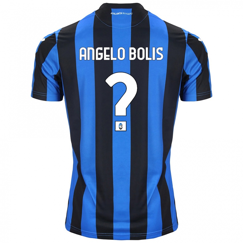 Kinder Tommaso Angelo Bolis #0 Blau Schwarz Heimtrikot Trikot 2024/25 T-Shirt Schweiz