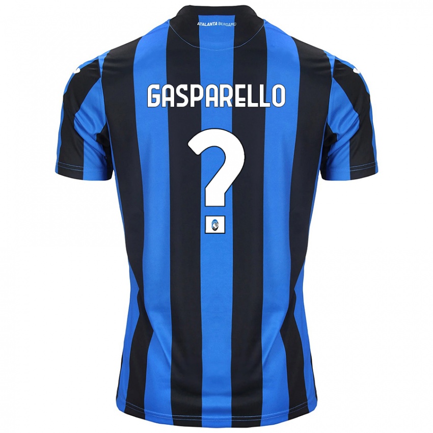 Kinder Francesco Gasparello #0 Blau Schwarz Heimtrikot Trikot 2024/25 T-Shirt Schweiz