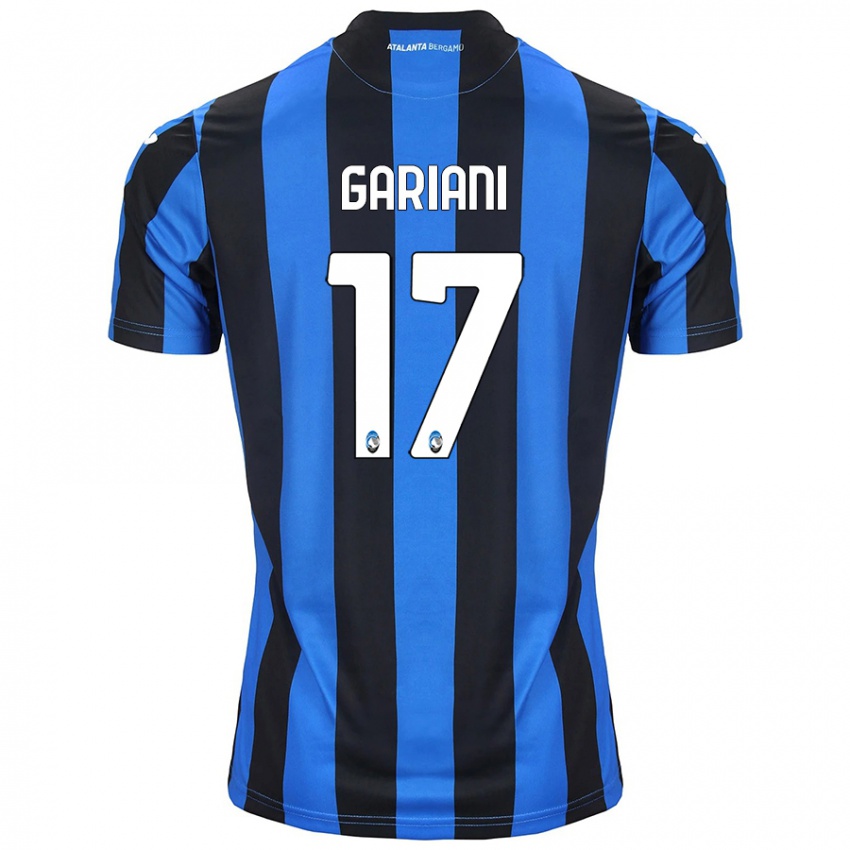 Kinder Niccolò Gariani #17 Blau Schwarz Heimtrikot Trikot 2024/25 T-Shirt Schweiz