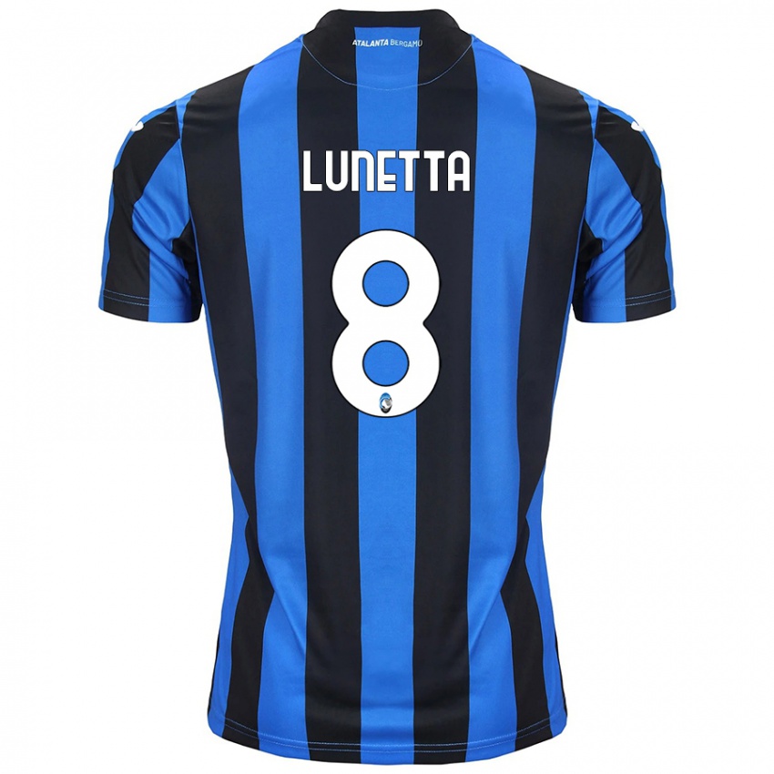 Kinder Gabriel Lunetta #8 Blau Schwarz Heimtrikot Trikot 2024/25 T-Shirt Schweiz