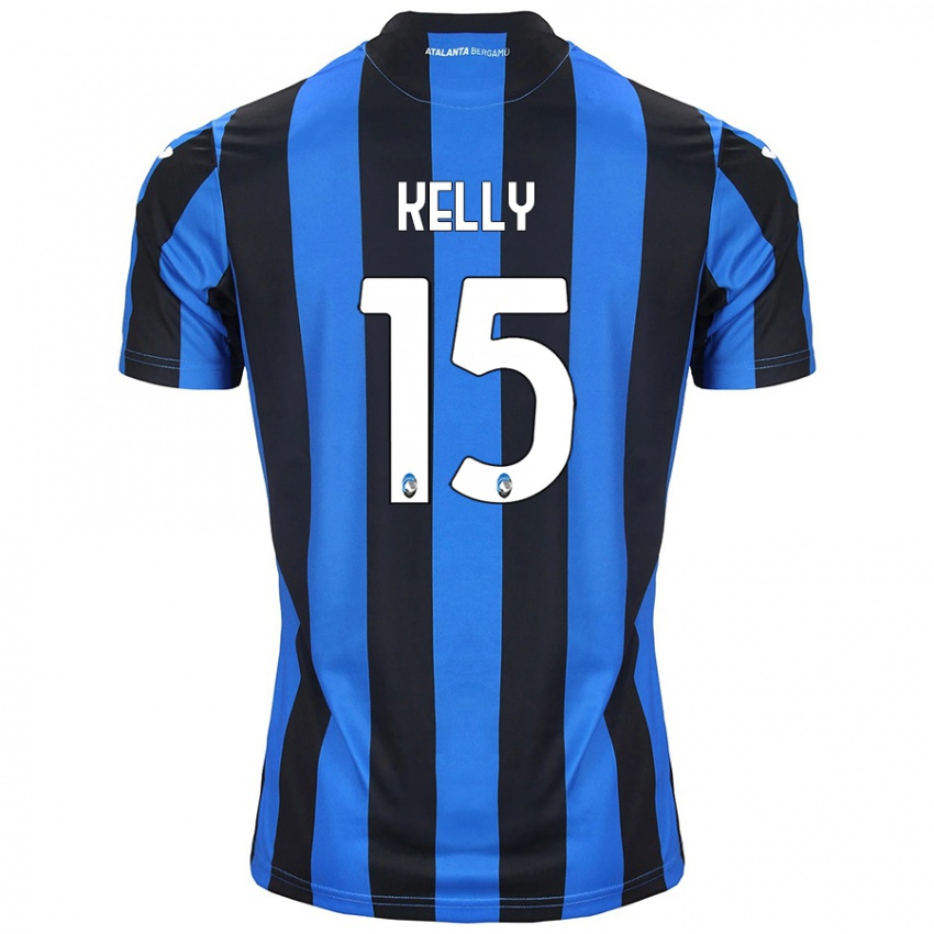 Kinder Maegan Kelly #15 Blau Schwarz Heimtrikot Trikot 2024/25 T-Shirt Schweiz