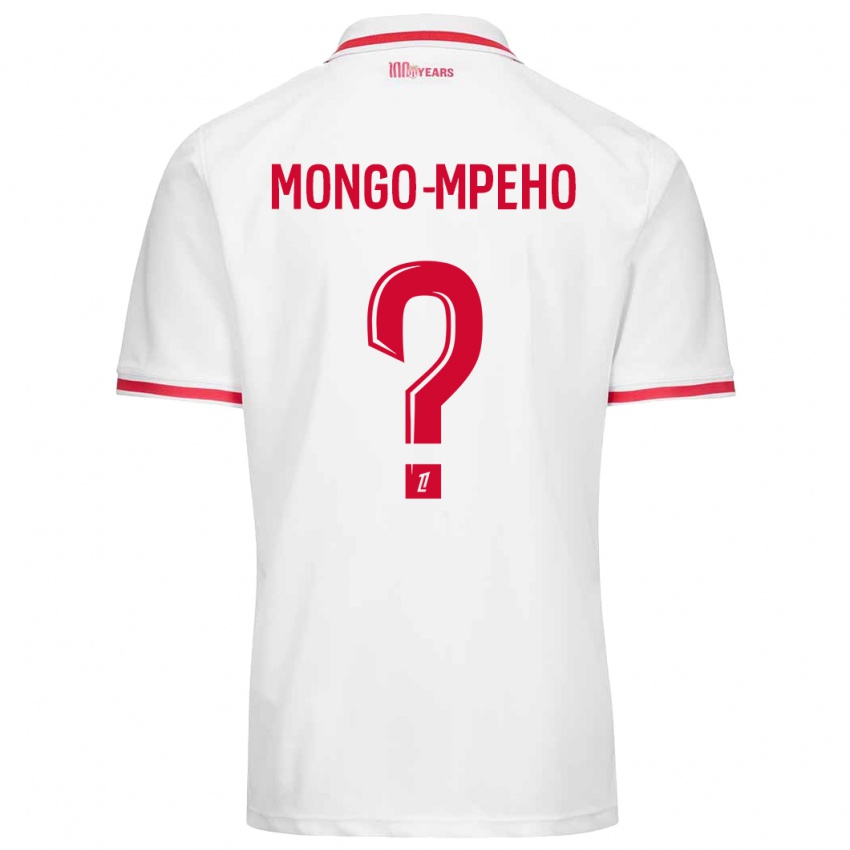 Enfant Maillot Djordan Mongo-Mpeho #0 Blanc Rouge Tenues Domicile 2024/25 T-Shirt Suisse