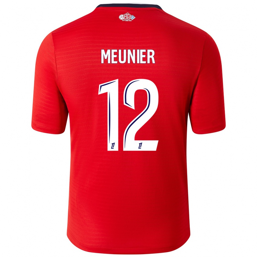 Kinder Thomas Meunier #12 Rot Weiß Heimtrikot Trikot 2024/25 T-Shirt Schweiz