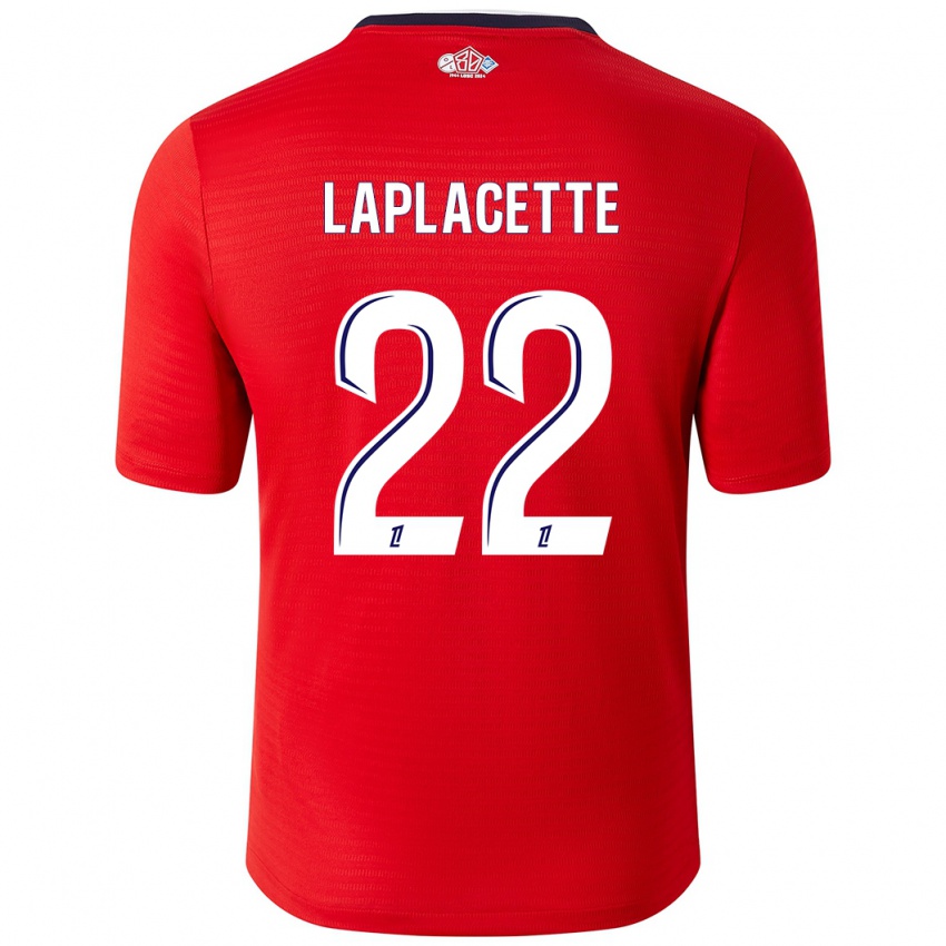 Kinder Tess Laplacette #22 Rot Weiß Heimtrikot Trikot 2024/25 T-Shirt Schweiz